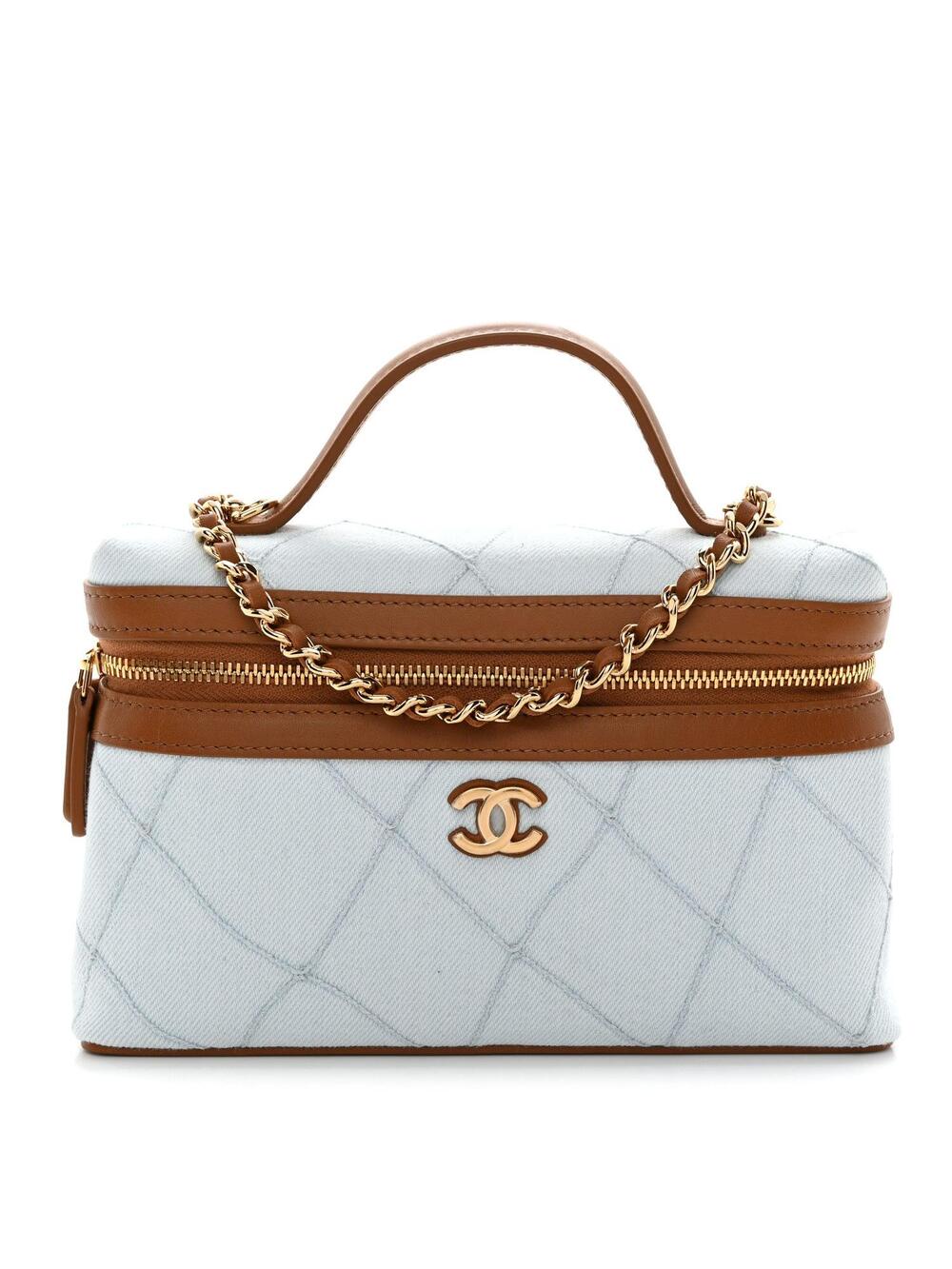 Chanel Washed Denim Calfskin Quilted #282346C50B - Picture 1 of 10